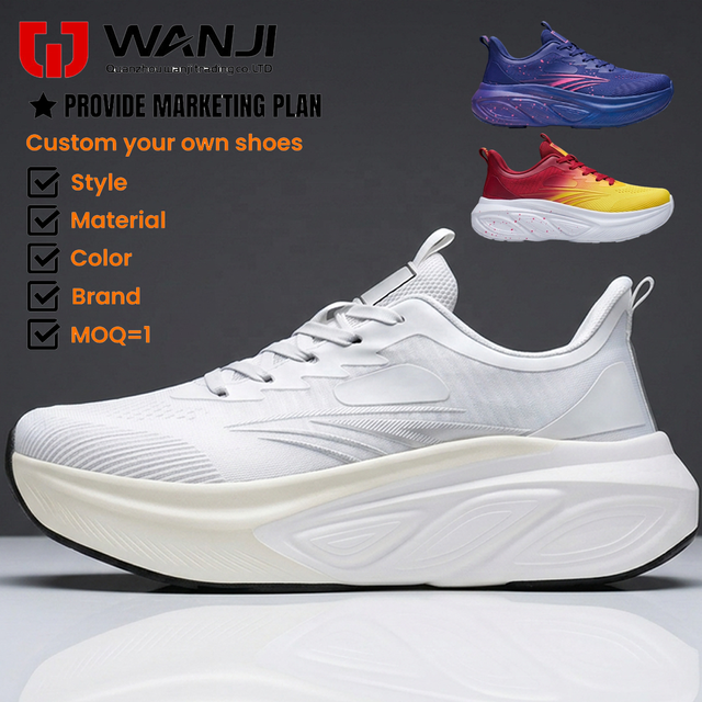 Custom Lightweight Training Outdoor Running Shoes for Men Manufacturer High Performance Sports Shock Absorbing Running Shoes