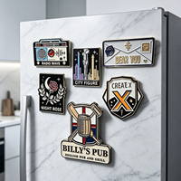 Magnet Dekoratif Magnet Kulkas Tanaman Kenang-kenangan Koleksi Stempel 3D Magnet Kulkas