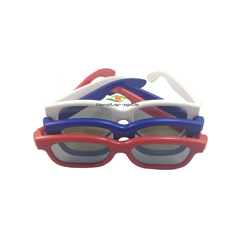 Óculos 3d polarizados circular fixados ce, certificado en71