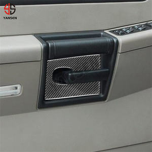Автомобильная наклейка для Hummer H2 2003 2004 2005 2006 2007 из углеродного волокна для внутренней двери автомобиля, аксессуары для отделки - Product Image 2