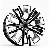 Jantes forgées sur mesure bicolores 17 18 19 20 21 22 pouces 5x112 5x114.3 5x120 5x127 5x130 pour EV Tesla Rivian R1S/R1T Lucid Air