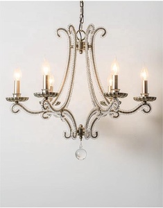 <span class=keywords><strong>Simig</strong></span> éclairage Lustre Sphère en fer forgé de couleur rouillée vintage avec cristal pour lampes suspendues de restaurant - Product Image 6