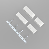 Equivalente a JST, Conector de cable a placa de PC macho hembra de paso de 3,96mm, 2-15 circuitos, 1/2mm