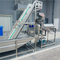Machine industrielle en acier inoxydable pour extraire le jus d'orange, d'ananas, de fruits et de légumes