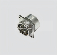 Conector Circular de Aviación Serie P32 SHR Rusia, 10 Pines, P32K10P P32J10A, Macho y Hembra, con Accesorio de Protección Trasera
