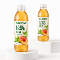 Suikerloze Private Label Bloementhee OEM Aangepaste 300ml Fles Koudgezetelde Thee Shake Voor Drinkklare Gebruik