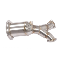 Tubería de Escape Directa Modificada de Alta Calidad en Acero Inoxidable SS304 para Audi SQ5 3.0T 2020-2022, Reduce la Contrapresión del Escape
