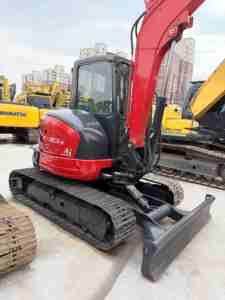 รถขุดไฮดรอลิกขนาดเล็ก Kubota KX163-5 มือสอง ราคาถูก หมุนหางได้ 0 องศา เหมาะสำหรับสวนและฟาร์ม - Product Image 5