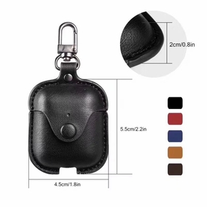 Fundas protectoras de cuero para auriculares inalámbricos Airpod 2, venta al por mayor - Product Image 4