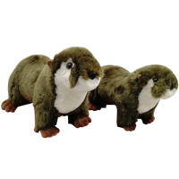 Jouet de loutre en peluche douce et mignonne de 14 pouces OEM/ODM de haute qualité de bonne conception personnalisé pour la promotion de Noël Vente en gros