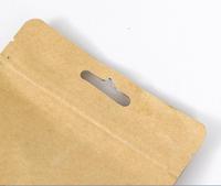 Sacs en papier kraft à huit soudures avec revêtement en aluminium, autoportants, pour emballage alimentaire, sacs à thé en papier kraft, vente en gros
