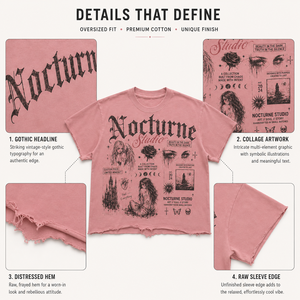 Camiseta Personalizada de 300 GSM, 100% Algodón, Color Rosa Deslavado, con Gráficos, Corte Holgado, Estilo Grunge Urbano para Hombre - Product Image 3