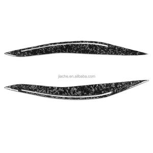 Couvre-sourcils en carbone forgé pour <span class=keywords><strong>BMW</strong></span> série 5 F10 2014-2016, 2 pièces/ensemble, décoration de voiture - Product Image 3