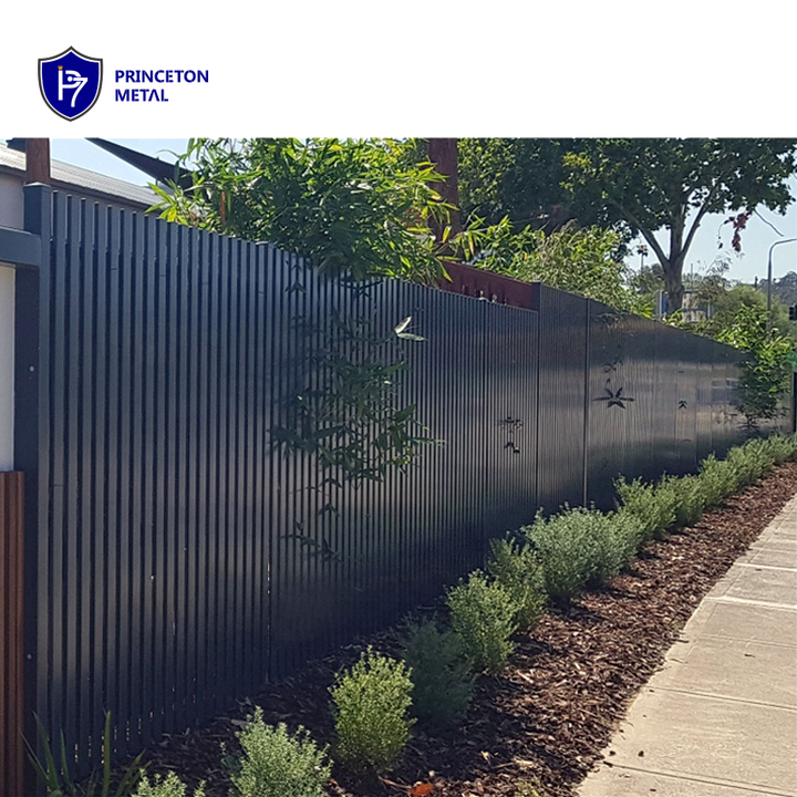 Custom Aluminum Vertical Slat Fence Panel - Luxury Privacy