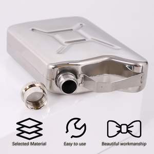 กระติกน้ำทรงกระป๋องทำจากสแตนเลสพร้อมกรวยสำหรับใส่ของทรงกระป๋องทำจากเจอร์รี่คลาสสิกขนาด5ออนซ์ทำจาก18/8 - Product Image 4