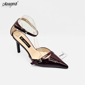 Nuove <span class=keywords><strong>Scarpe</strong></span> da <span class=keywords><strong>Donna</strong></span> con Tacco Alto di Alta Qualità, Sandali con Punta a Stiletto e Cinturino con Bottone - Product Image 3