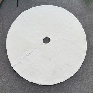 ホワイトクリスマスツリースカートホットセールフェイクファークリスマスツリースカートXMASふわふわツリースカートクリスマスデコレーション用 - Product Image 6