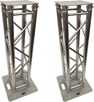 Venta al por mayor GR Factory Aluminio Escenario DJ Cabeza móvil Iluminación Truss 6,56 pies (2 metros) Soporte de barra con placa base