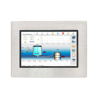 10 pouces extérieur Ip65 Ip67 étanche tablette PC écran tactile capacitif Android 13.0 affichage industriel en acier inoxydable panneau Pc