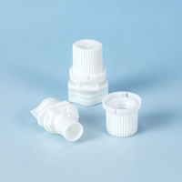 Bouchon à vis en plastique PP de 8,6 mm pour sachet souple Doypack, anti-corrosion, pour lessive et savon liquide