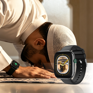 Reloj Inteligente Azan con Alertas Automáticas de la Hora de Oración, Brújula con Dirección Qibla, Recitación Completa del Corán para Uso Diario Musulmán - Product Image 5