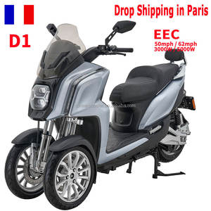 Motocicleta Eléctrica Dofern D1 EEC de 5000w, de Tres Ruedas, de Servicio Pesado, con Motor de Transmisión Media, Inclinable, con Sistema de Frenos Antibloqueo ABS - Product Image 6