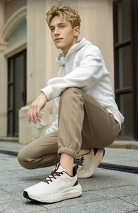 Chaussures de course à bout large pour hommes, grandes tailles EU 46 47, en maille, <span class=keywords><strong>d</strong></span>écontractées et athlétiques, printemps-été, commande en gros, prix usine - Product Image 5
