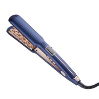 Fer à lisser en céramique avec écran LED, alimentation électrique, pinces volumisantes pour le frisage, l'aplatissement, les ondulations, protection thermique, garantie 1 an