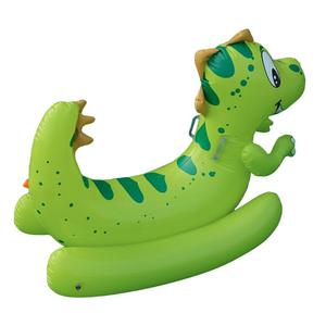 Bouée gonflable dinosaure personnalisable en PVC écologique avec taille et couleur ajustables, capacité 100 kg, accessoires de jeux aquatiques - Product Image 1