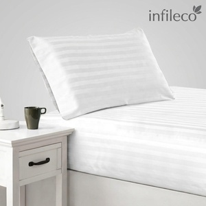 <span class=keywords><strong>Set</strong></span> di Lenzuola Estive Rinfrescanti in Raso a Righe, 3 Pezzi, Coprimaterasso King Size, Lussuoso <span class=keywords><strong>Set</strong></span> di Biancheria da Letto in Seta Lucida per Hotel - Product Image 1