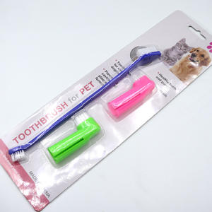<span class=keywords><strong>Pas</strong></span> cher prix En Gros Pet Doigt Brosse À Dents Bâton Pâte <span class=keywords><strong>Chien</strong></span> Brosse À Dents Ensemble - Product Image 2