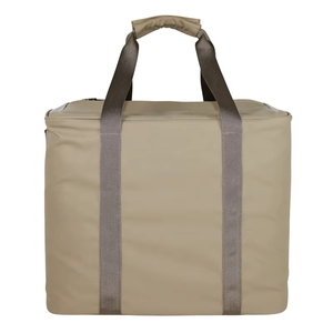 Custom Classic Style Large Capacity Waterproof Insulated Thermal Cooler Bag Geometric Pattern Polyester Zipper Handle Outdoor - Product Image 3