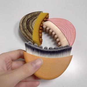 Spazzola per il Corpo in Setole Sintetiche Morbide Vegane, Etichetta Privata Personalizzata, Spazzola per Massaggio Linfatico e Modellamento del Viso - Product Image 2