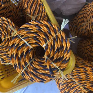 3 нити PP производство Тигровая веревка PE витая веревка новый материал