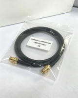 Câble coaxial en cuivre LMR100 Aurora Yu SMA mâle vers SMA femelle 1M, câble de raccordement RF pour routeur, antenne, système de communication