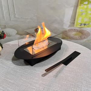 <span class=keywords><strong>Estufa</strong></span> de etanol portátil moderna, chimenea de escritorio de fuego Real, <span class=keywords><strong>pequeña</strong></span> fogata al aire libre para calefacción del hogar, braiser de etanol para - Product Image 3