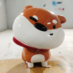 ประติมากรรมการ์ตูนรูปสัตว์ทำจากไฟเบอร์กลาสสำหรับตั้งพื้นกลางแจ้ง - Product Image 1