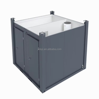 Conteneur de Toilettes Mobiles Portable, Conception Modulaire Préfabriquée