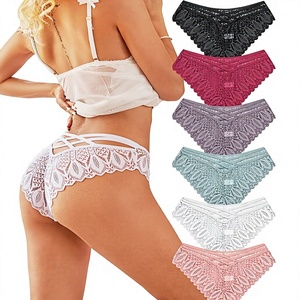 Culottes en dentelle pour femmes, taille basse, string en V, sans couture, invisibles, pour maillots de bain et vêtements moulants - Product Image 3
