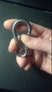 Crochets de mousqueton <span class=keywords><strong>en</strong></span> acier inoxydable 304 de haute qualité, forme de calebasse, <span class=keywords><strong>crochet</strong></span> à ressort pour l'escalade - Product Image 6