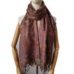 <strong>Wedding</strong> <strong>Pashmina</strong> Wraps Ladies Scarves Head Covers Viscose Shawl Bohemian Scarves Large Soft Silky Pshmina Shawl Wrap Scarf - Product Image 1