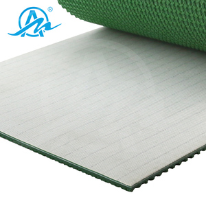 Sabuk Pvc bagian atas kasar bersama sabuk konveyor kasar hijau dengan gesekan tinggi - Product Image 2