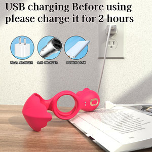 Anello Vibrante per Pene Rose con Doppi Motori e 9 Vibrazioni, Giocattolo Sessuale per Adulti e Coppie - Product Image 6