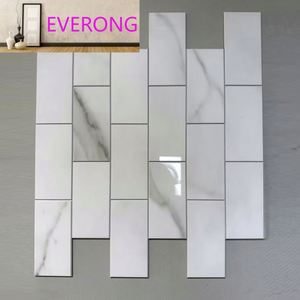 <span class=keywords><strong>Mosaïque</strong></span> <span class=keywords><strong>autocollante</strong></span> SPC 300x300mm pour murs intérieurs, décoration imperméable, rénovation <span class=keywords><strong>de</strong></span> cuisines et salles <span class=keywords><strong>de</strong></span> <span class=keywords><strong>bain</strong></span>, surface moderne brillante - Product Image 4