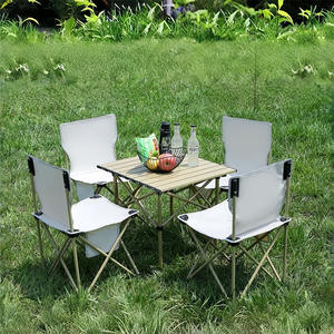 Silla Plegable de Exterior de Diseño Moderno, Cómoda, Portátil y Duradera, de Metal y Tela Oxford, para Campamentos y Parques - Product Image 1