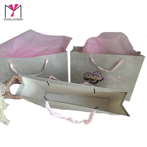 MuYang Custom logo Luxury White Handbag for Hair and Household Products Packaging - Product Image 4