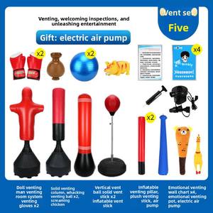 Ensemble complet de sacs de sable de décompression en PVC en forme humaine pour la décompression et la relaxation, idéal pour les salles de conseil - Product Image 6