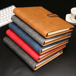 Color Changing Pu Leather <b>A5</b> Loose-leaf <b>Notebook</b> U-shaped Buckle Business <b>Notebook</b> with Card Slot Pen Slot - Product Image 5