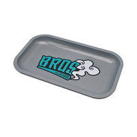 Nampan Metal gaya BROS 27*16 CM, aksesori merokok OEM kustom