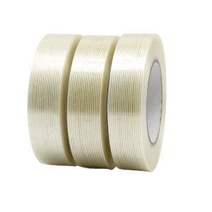 Filament en fibre de verre renforcé résistant à la chaleur simple face, ruban auto-cerclage transparent acrylique, expédition en fibre simple face - Product Image 2
